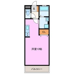 メゾン須ヶ口の物件間取画像